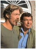 Frank Converse as Will Chandler and Claude Akins as Sonny Pruitt